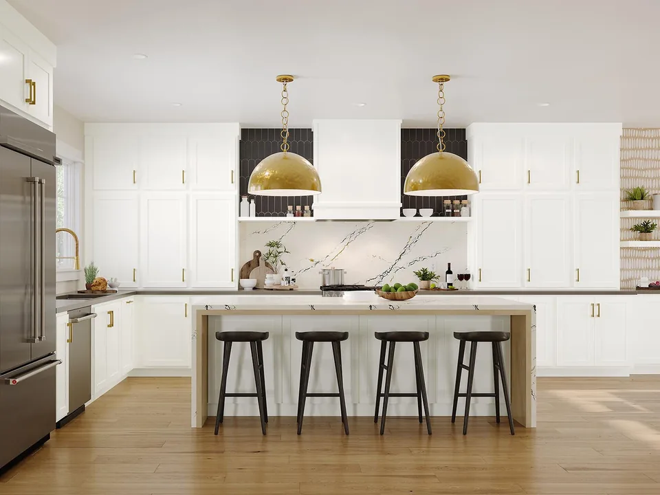 Waypoint 330 Painted Linen, Orlando kitchen inspiration