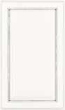 Waypoint 660 door sample in Painted Pewter Glaze