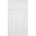 Wolf Grove Slab drawer front, White door sample